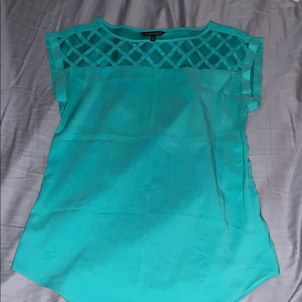 Mint green blouse 💚